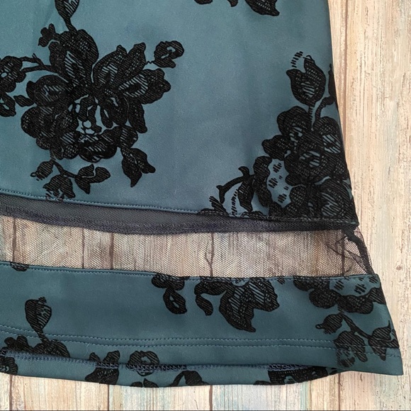 Faith and Joy Floral Party Holiday Skirt - Picture 2 of 5